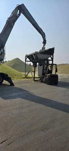 Material handler supporting cargo operations
